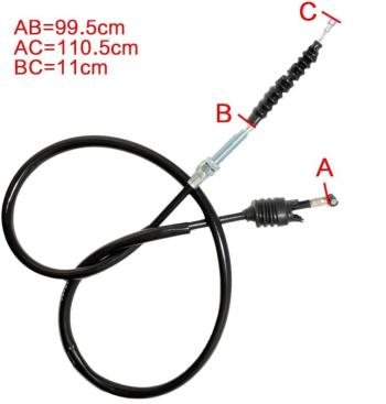 1 679 р. Тросик сцепления AHL BMW F650GS 08-15, F700GS 2013, F800GS 08-14  пм-00030017  с доставкой в г. Майкоп. Увеличить фотографию 3