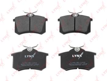 1 599 р. Колодки тормозные VW Transporter (03-) задние (4шт.) LYNX LYNX bd1206  с доставкой в г. Майкоп. Увеличить фотографию 2