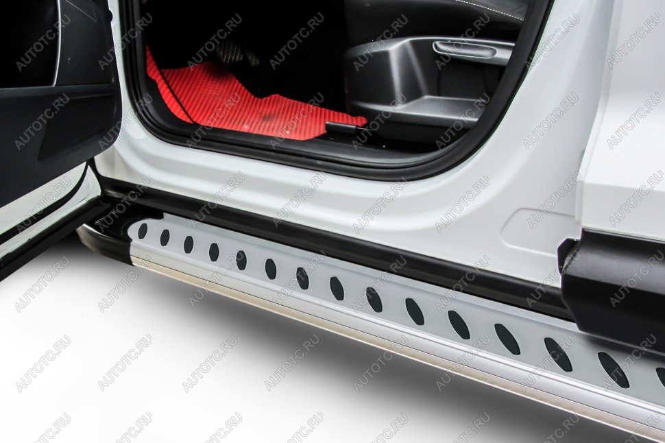 21 999 р. Пороги алюминиевые Prestige SLITKOFF  Geely Tugella  FY11,HPBA4 (2019-2025) дорестайлинг, рестайлинг (Silver)  с доставкой в г. Майкоп