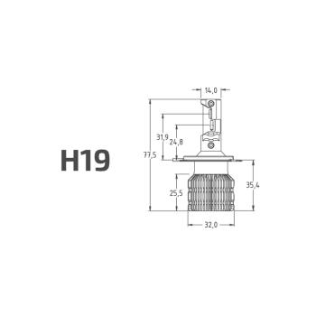 3 779 р. Лампа светодиодная 12V H4 P43t бокс (2шт.) MTF MTF lan04k6  с доставкой в г. Майкоп. Увеличить фотографию 5