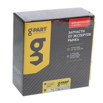 138 р. Вкладыш ГАЗ,ПАЗ дв.CUMMINS ISF 3.8 шатунный нижний d=0.00 G-PART (ОАО ГАЗ) G-PART gp.10050101  с доставкой в г. Майкоп. Увеличить фотографию 3