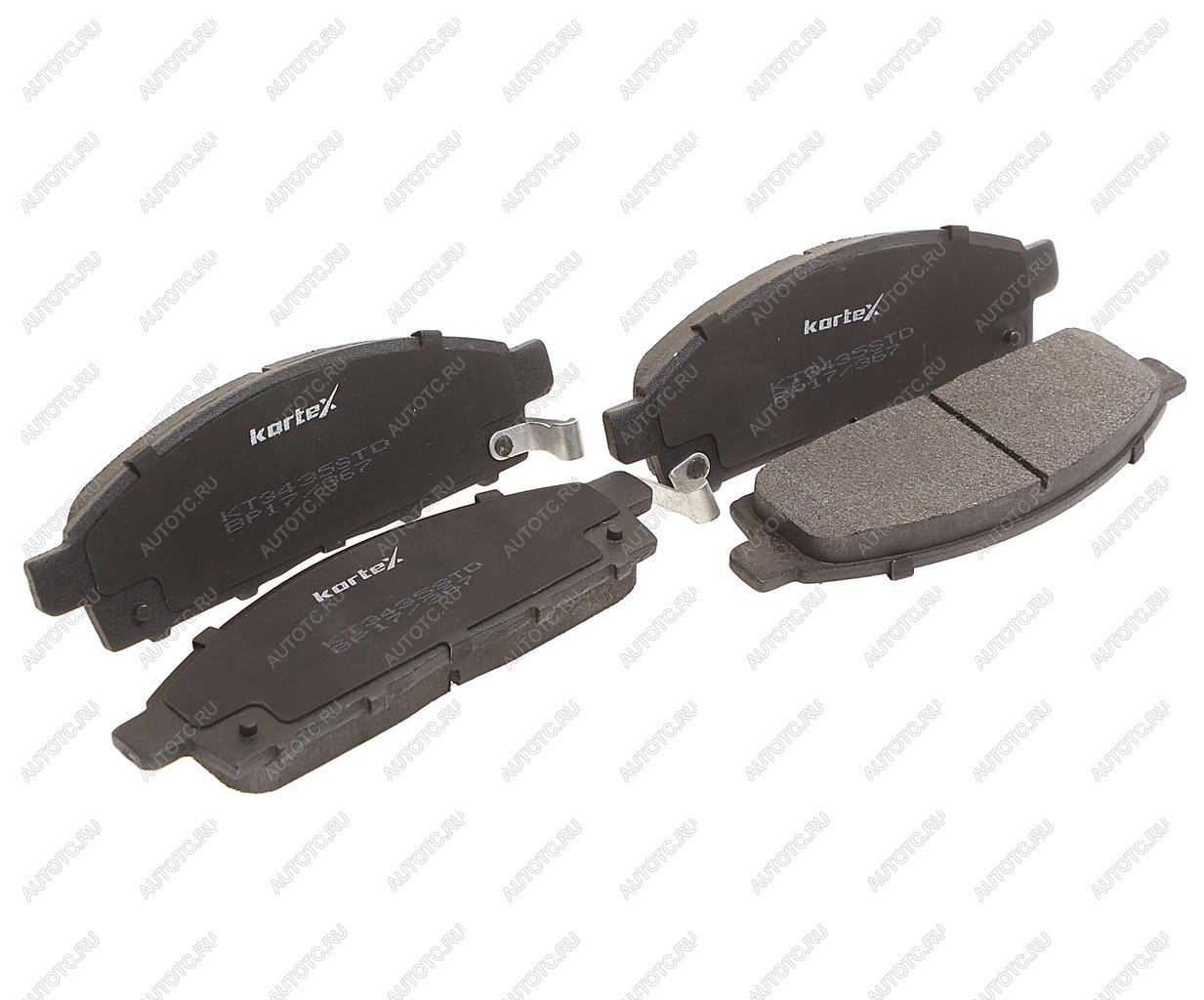 1 899 р. Колодки тормозные MITSUBISHI Pajero Sport,Montero Sport (08-),L200 (06-) передние (4шт.) KORTEX KORTEX kt3435std  с доставкой в г. Майкоп