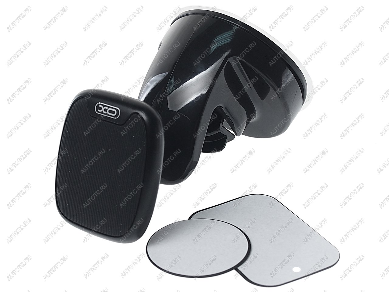 829 р. Держатель телефона универсальный магнитный черный XO XO c98b black  с доставкой в г. Майкоп