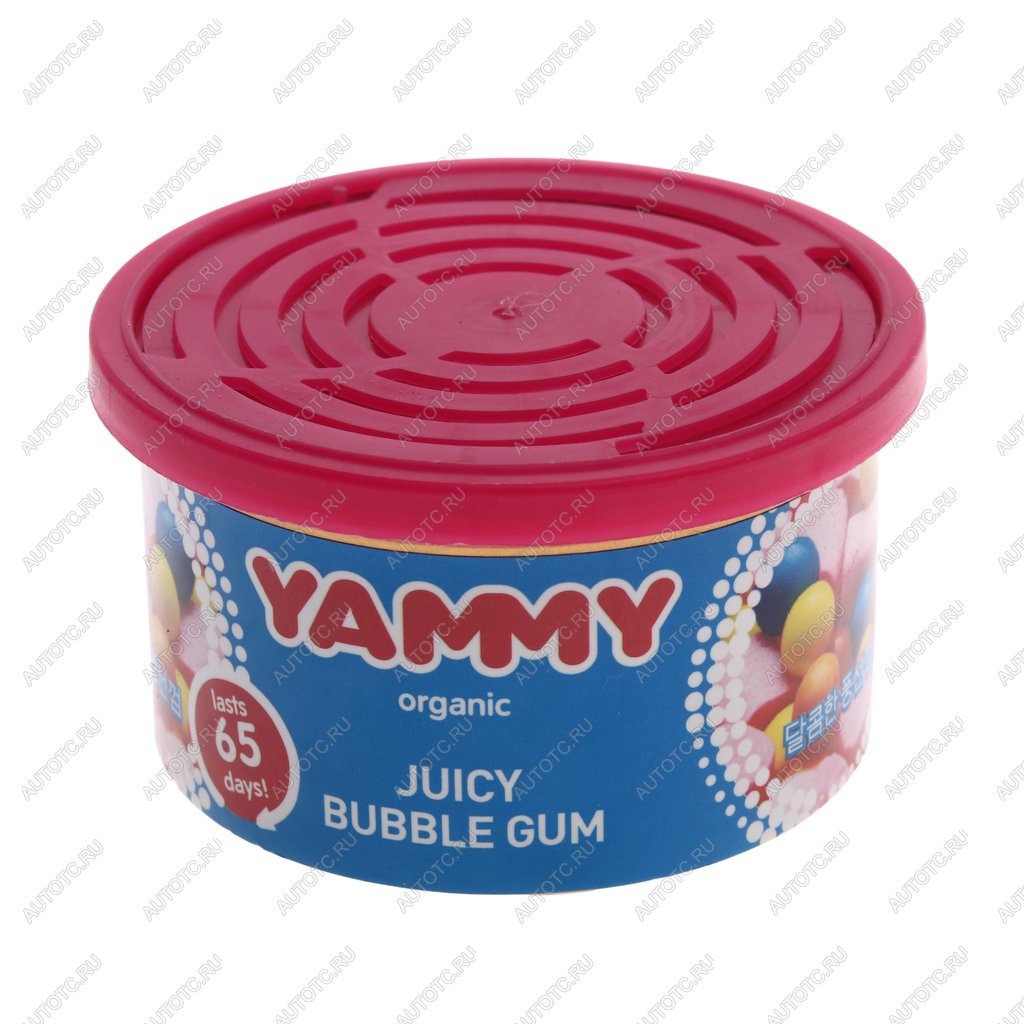 369 р. Ароматизатор на панель приборов (bubble gum) 55г Organic YAMMY YAMMY d020 YAMMY d020  с доставкой в г. Майкоп