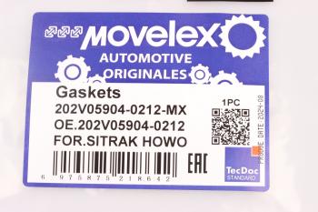 789 р. Прокладка SITRAK HOWO дв.MC11,MC13 поддона масляного MOVELEX MOVELEX 202v059040212-mx MOVELEX 202v059040212-mx  с доставкой в г. Майкоп. Увеличить фотографию 7