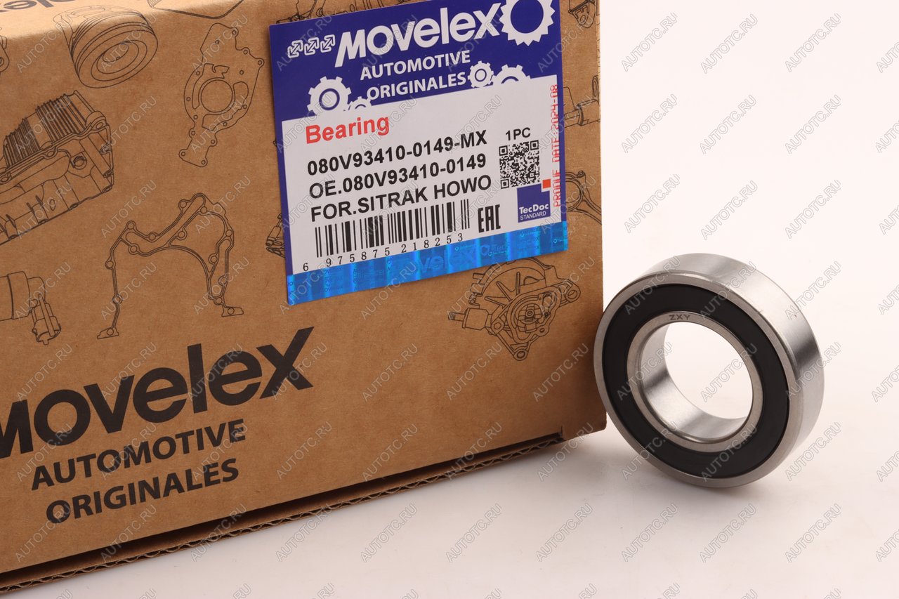 329 р. Подшипник SITRAK HOWO шариковый MOVELEX MOVELEX 080v934100149-mx MOVELEX 080v934100149-mx  с доставкой в г. Майкоп