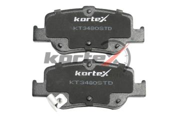 1 099 р. Комплект задних колодок дисковых тормозов (4шт.) KORTEX Toyota Auris E150 хэтчбэк 5 дв. дорестайлинг (2006-2010)  с доставкой в г. Майкоп. Увеличить фотографию 3