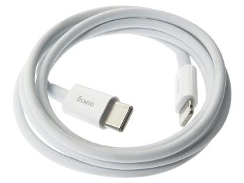 459 р. Кабель iPhone (5-)-USB Type C 1м белый OLMIO OLMIO olm-041666 OLMIO olm-041666  с доставкой в г. Майкоп. Увеличить фотографию 1