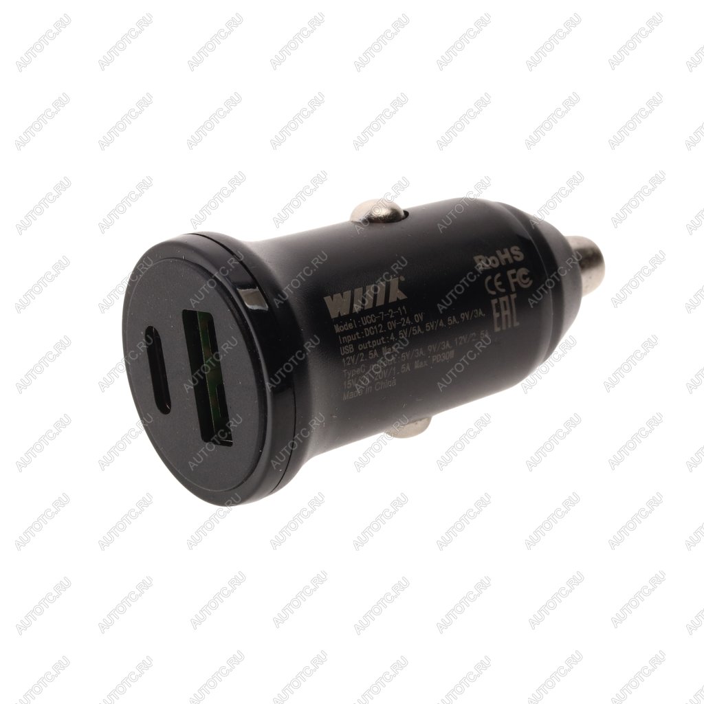 839 р. Устройство зарядное в прикуриватель 1USB + 1 Type C 12V WIIIX WIIIX ucc-7-2-11 WIIIX ucc-7-2-11  с доставкой в г. Майкоп