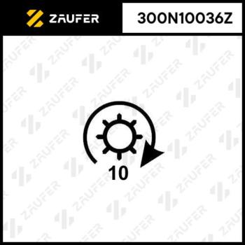 8 249 р. Стартер CHEVROLET Aveo (04-) ZAUFER ZAUFER 300n10036z ZAUFER 300n10036z  с доставкой в г. Майкоп. Увеличить фотографию 3