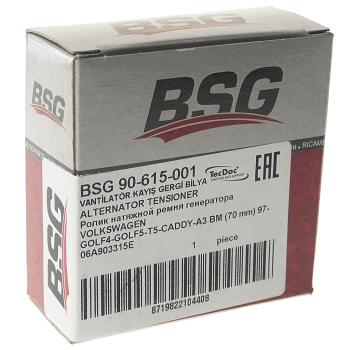 399 р. Ролик приводного ремня VW Bora,Golf,Passat,Sharan натяжителя BSG BSG bsg90615001 BSG bsg90615001  с доставкой в г. Майкоп. Увеличить фотографию 2