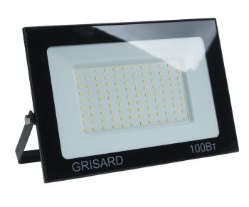 939 р. Светильник светодиодный 220V 100W 6500K черный GRISARD ELECTRIC GRISARD ELECTRIC gre-004-0001 GRISARD ELECTRIC gre-004-0001  с доставкой в г. Майкоп. Увеличить фотографию 1