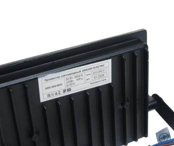 469 р. Светильник светодиодный 220V 50W 6500K черный GRISARD ELECTRIC GRISARD ELECTRIC gre-004-0002 GRISARD ELECTRIC gre-004-0002  с доставкой в г. Майкоп. Увеличить фотографию 4