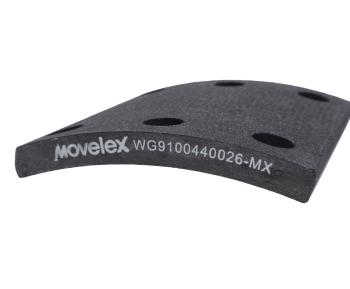 299 р. Накладка тормозной колодки SITRAK HOWO передней (короткая) MOVELEX MOVELEX wg9100440026-mx MOVELEX wg9100440026-mx  с доставкой в г. Майкоп. Увеличить фотографию 3
