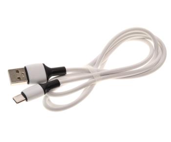 97 р. Кабель USB Type C 1м BOROFONE BOROFONE bx84 белый BOROFONE bx84 белый  с доставкой в г. Майкоп. Увеличить фотографию 1