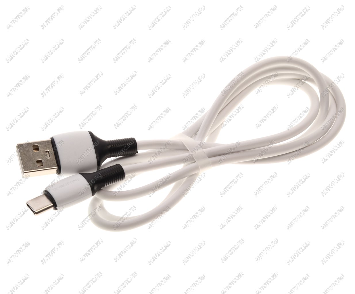 97 р. Кабель USB Type C 1м BOROFONE BOROFONE bx84 белый BOROFONE bx84 белый  с доставкой в г. Майкоп