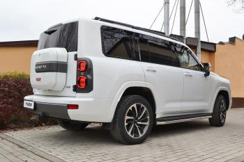 15 799 р. Защита порогов PT GROUP с окантовкой Ø51мм (НПС) HAVAL H9 2024- Haval H9 (2024-2025)  с доставкой в г. Майкоп. Увеличить фотографию 5