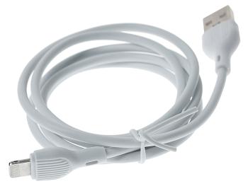 200 р. Кабель micro USB 2м белый XO XO nb200 white  с доставкой в г. Майкоп. Увеличить фотографию 1