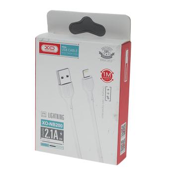 200 р. Кабель micro USB 2м белый XO XO nb200 white  с доставкой в г. Майкоп. Увеличить фотографию 2