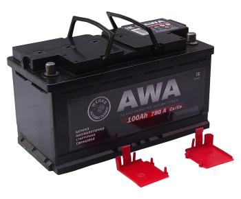 12 899 р. Аккумулятор AWA PRO 100Ач обратная полярность AWA 6ст100(0)  с доставкой в г. Майкоп. Увеличить фотографию 2