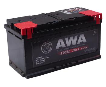 12 899 р. Аккумулятор AWA PRO 100Ач обратная полярность AWA 6ст100(0)  с доставкой в г. Майкоп. Увеличить фотографию 1