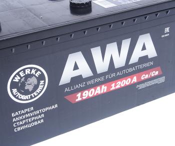 20 999 р. Аккумулятор AWA PRO 190Ач обратная полярность AWA 6ст190(3)  с доставкой в г. Майкоп. Увеличить фотографию 2