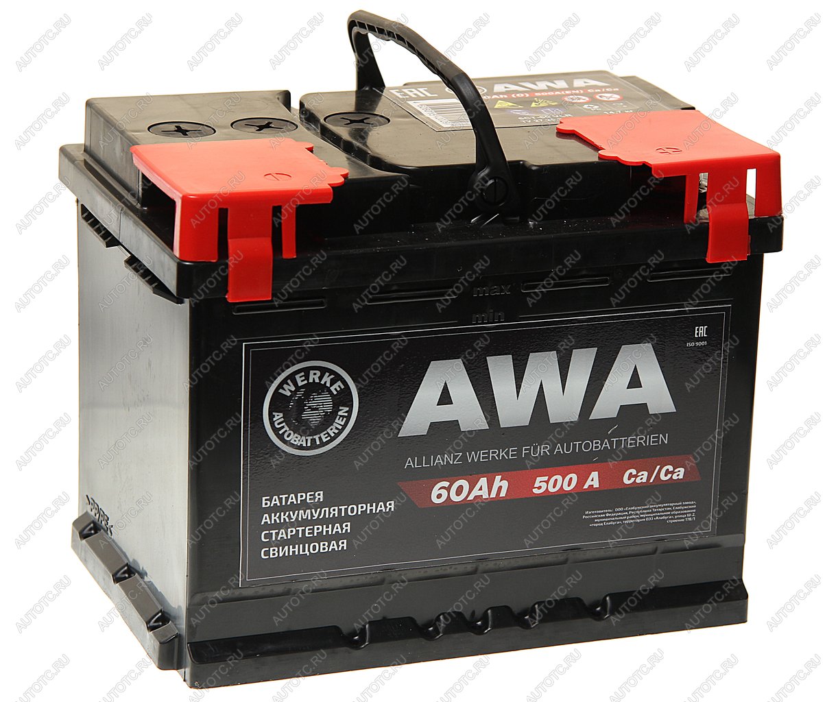 7 999 р. Аккумулятор AWA PRO 60Ач обратная полярность AWA 6ст60(0)  с доставкой в г. Майкоп