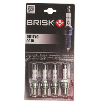 241 р. Свеча зажигания ЗМЗ-40524 ЕВРО-3 BRISK DR17YC SUPER BRISK dr17yc  с доставкой в г. Майкоп. Увеличить фотографию 1