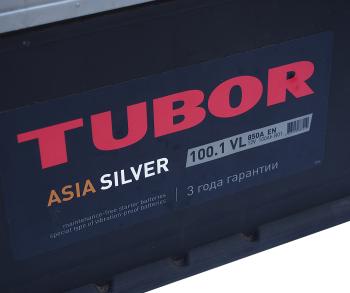 15 249 р. Аккумулятор TUBOR Asia Silver 100Ач TUBOR 6ст100(1) d31r  с доставкой в г. Майкоп. Увеличить фотографию 2