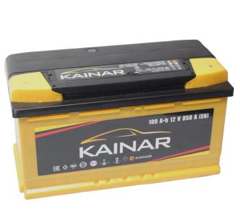12 699 р. Аккумулятор KAINAR 100Ач обратная полярность KAINAR 6ст100(0)  с доставкой в г. Майкоп. Увеличить фотографию 1