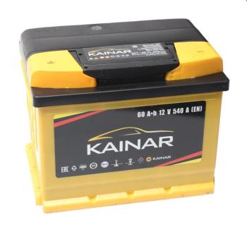 8 199 р. Аккумулятор KAINAR 60Ач KAINAR 6ст60(1)  с доставкой в г. Майкоп. Увеличить фотографию 1