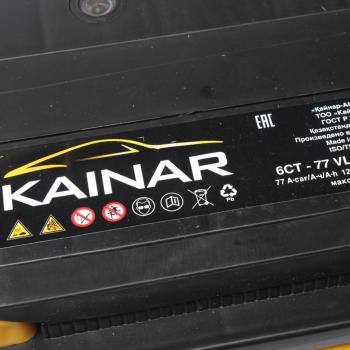 10 299 р. Аккумулятор KAINAR 77Ач обратная полярность KAINAR 6ст77(0)  с доставкой в г. Майкоп. Увеличить фотографию 2