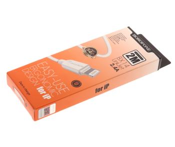 135 р. Кабель USB Type C 1м BOROFONE BOROFONE bx14 белый  с доставкой в г. Майкоп. Увеличить фотографию 3
