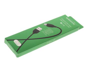 97 р. Кабель iPhone (5-) 1м BOROFONE BOROFONE bx19 черный  с доставкой в г. Майкоп. Увеличить фотографию 3