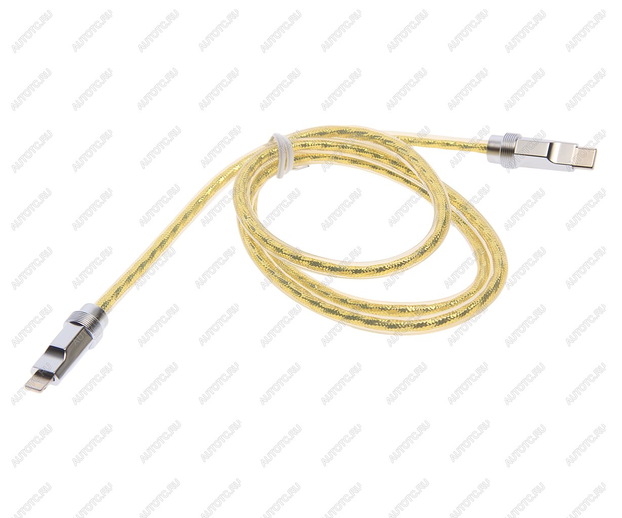 439 р. Кабель USB Type C-USB Type C 1м золото HOCO HOCO u113 gold  с доставкой в г. Майкоп