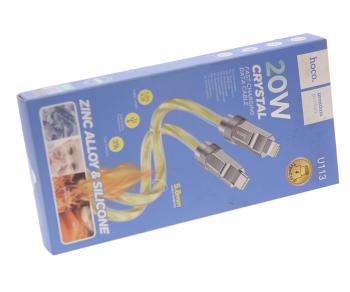 439 р. Кабель USB Type C-USB Type C 1м золото HOCO HOCO u113 gold  с доставкой в г. Майкоп. Увеличить фотографию 2
