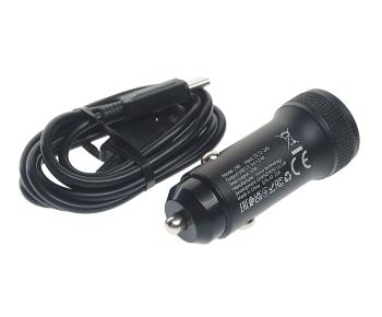 253 р. Устройство зарядное в прикуриватель 2USB 12V кабель USB Type C HOCO HOCO z49 black  с доставкой в г. Майкоп. Увеличить фотографию 2