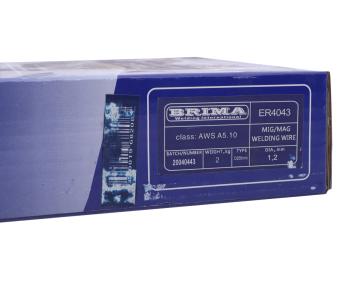 2 599 р. Проволока сварочная d=0.8мм 2.0кг BRIMA BRIMA er-4043  с доставкой в г. Майкоп. Увеличить фотографию 5