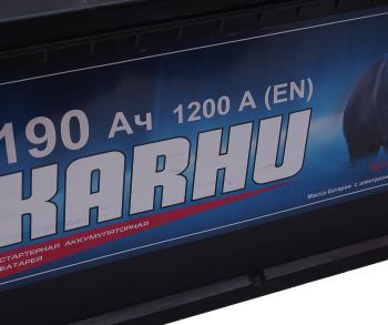 18 999 р. Аккумулятор KARHU 190Ач KARHU 6ст190(4)  с доставкой в г. Майкоп. Увеличить фотографию 2