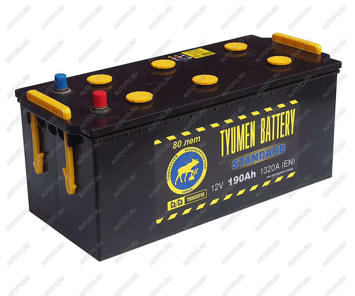 21 899 р. Аккумулятор TYUMEN BATTERY STANDART 190Ач под болт TYMEN BATTERY 6ст190(4)  с доставкой в г. Майкоп