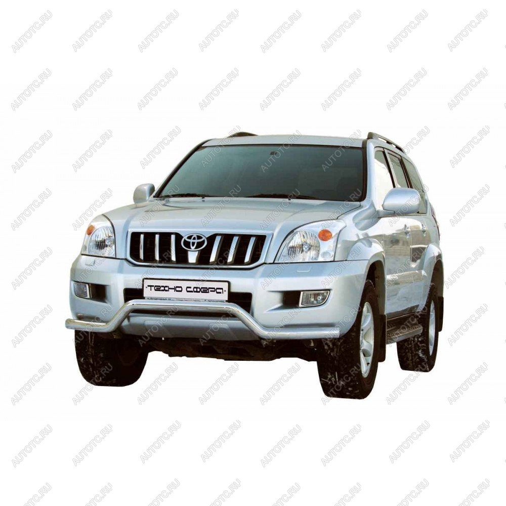 12 699 р. Защита ПЕРЕДА «Волна», d63,5 TOYOTA Land Cruiser Prado 120 ОКРАШ.  0640 к  с доставкой в г. Майкоп