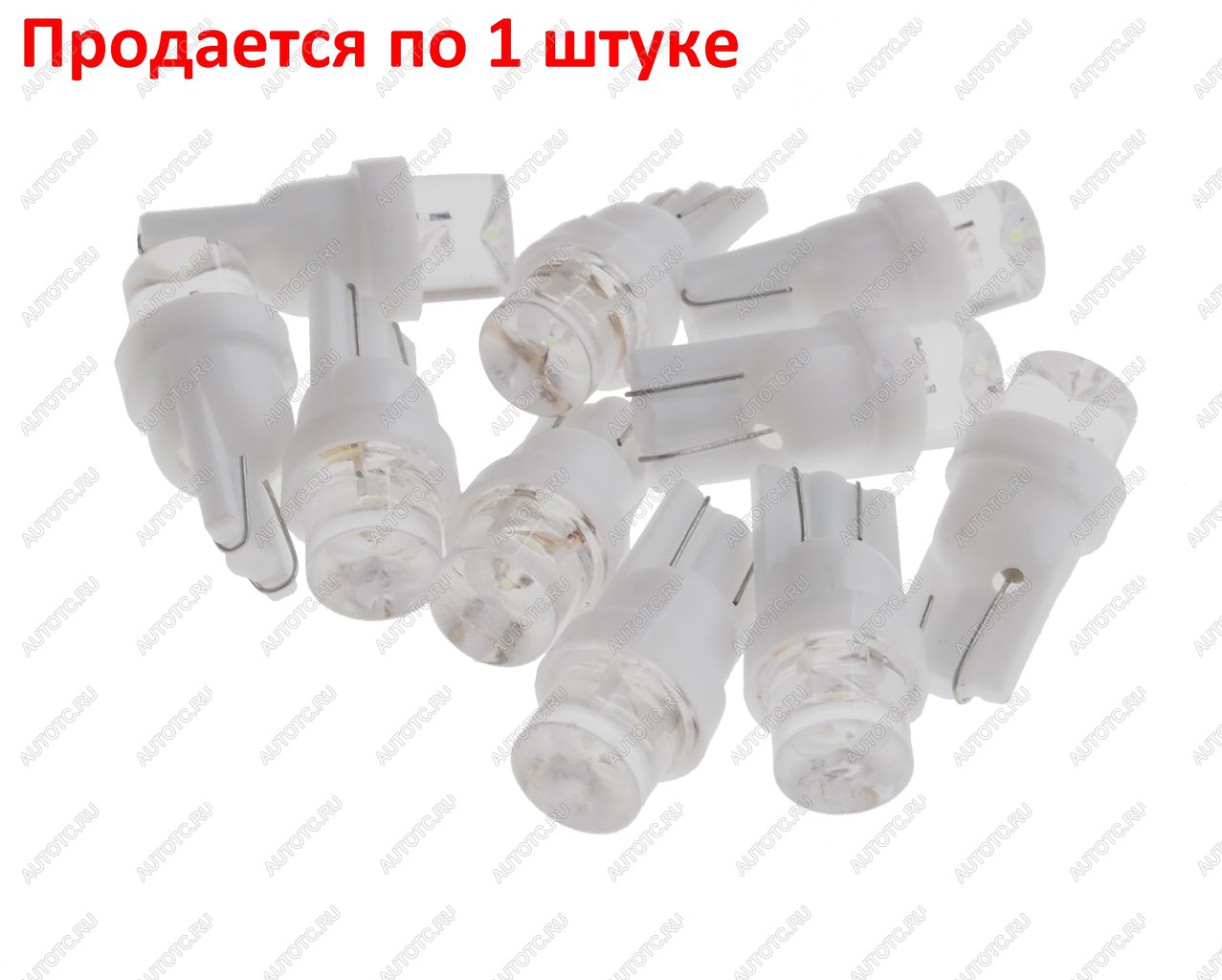 12 р. Лампа светодиодная 12V W5W T10 W2.1x9.5d 1 LED CONE White MEGA ELECTRIC MEGA ELECTRIC 050312w  с доставкой в г. Майкоп