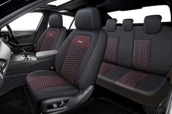 5 299 р. Авточехлы универсальные экокожа черно-красные (11 предм.) Lord PREMIER PREMIER lod1020  с доставкой в г. Майкоп. Увеличить фотографию 1