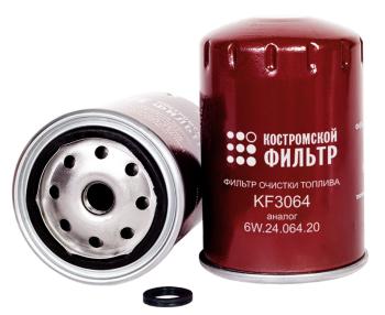 619 р. Фильтр топливный КАМАЗ ЕВРО-2,4,5 тонкой очистки Специалист КОСТРОМСКОЙ ФИЛЬТР КП Автофильтр kf3064 sp  с доставкой в г. Майкоп. Увеличить фотографию 2