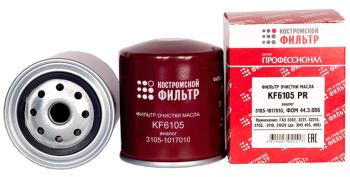 439 р. Фильтр масляный ГАЗ-3110,3302 (дв.ЗМЗ-406) Профессионал КОСТРОМСКОЙ ФИЛЬТР КП Автофильтр kf6105 pr  с доставкой в г. Майкоп. Увеличить фотографию 2