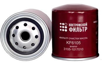 419 р. Фильтр масляный ГАЗ-3110,3302 (дв.ЗМЗ-406) Специалист КОСТРОМСКОЙ ФИЛЬТР КП Автофильтр kf6105 sp  с доставкой в г. Майкоп. Увеличить фотографию 1