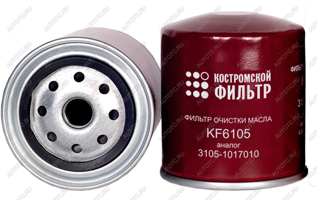 419 р. Фильтр масляный ГАЗ-3110,3302 (дв.ЗМЗ-406) Специалист КОСТРОМСКОЙ ФИЛЬТР КП Автофильтр kf6105 sp  с доставкой в г. Майкоп