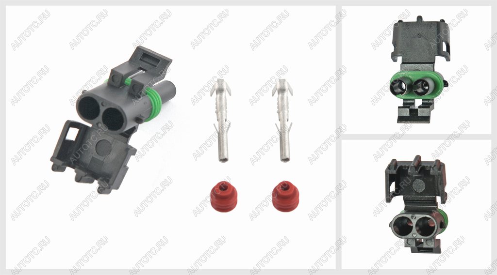 579 р. Разъем SCANIA,FORD электрический (2-х контактный) TE PARTS TE PARTS 7730522  с доставкой в г. Майкоп