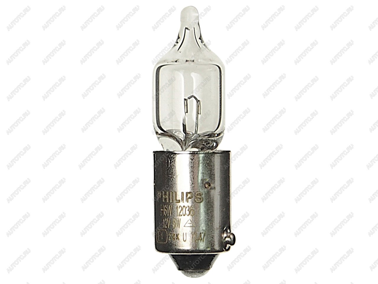 299 р. Лампа 12V H6W BAX9s PHILIPS PHILIPS 12036cp  с доставкой в г. Майкоп