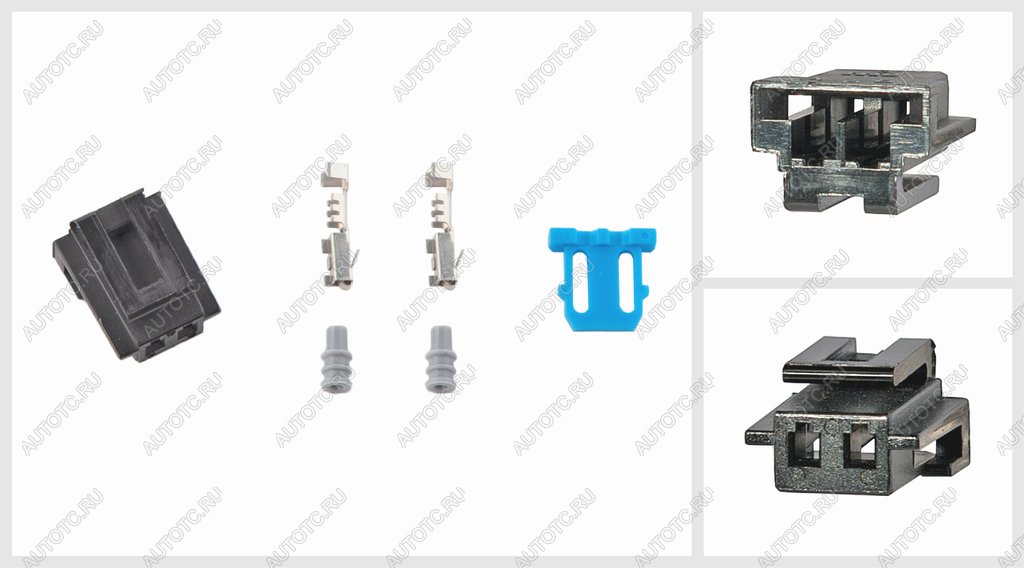 137 р. Разъем DAEWOO электрический (2-х контактный) TE PARTS TE PARTS 7760202  с доставкой в г. Майкоп